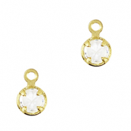 Pendentifs en verre Crystal Glass Cristal-doré