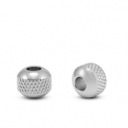 Perles en acier Inox 8mm Argenté