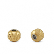 Perles en acier Inox 4mm Doré