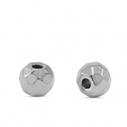 Perles en acier Inox 6mm Argenté