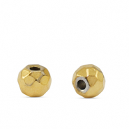 Perles en acier Inox 4mm Doré