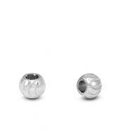 Perles en acier Inox 3mm Argenté