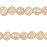 BQ Perles d'eau douce rond 7-9mm Rose pêche