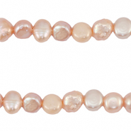 BQ Perles d'eau douce nugget 5-6mm Rose coquillage