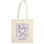 Sacs en coton "Cozy season" Beige écru