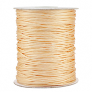 Fil macramé tressé 1.5mm Jaune vanille