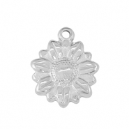 Breloques en acier Inox tournesol Argenté
