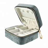 Boîte à bijoux de voyage Grise