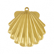 Breloques en acier Inox coquille Doré