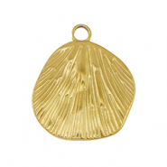 Breloques en acier Inox coquille Doré