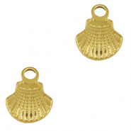 Breloques en acier Inox coquille Doré