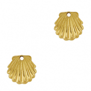 Breloques en acier Inox coquille Doré