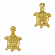 Breloques en acier Inox tortue Doré