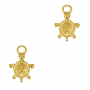 Breloques en acier Inox tortue Doré