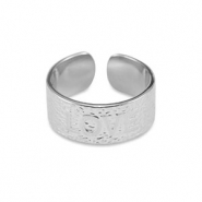 Bagues en acier Inox ''Love'' Argenté