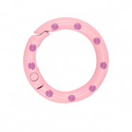 Apprêts colorés anneau porte-clés Rose- violet