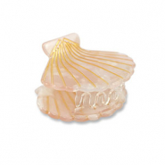 Accessoires pour cheveux pince à cheveux coquille Rose clair-doré