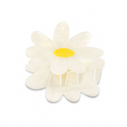 Accessoires pour cheveux pince à cheveux fleur Blanc