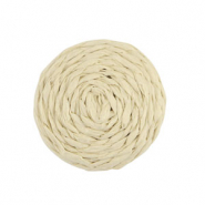 Pendentifs en Raphia 25mm Beige