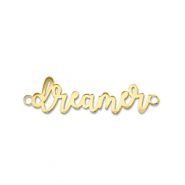 Breloques en acier Inox connecteur ''dreamer'' Doré
