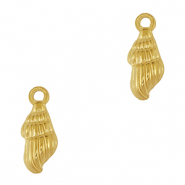 Breloques en acier Inox coquille Doré