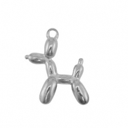 Breloques en acier Inox chien ballon Argenté