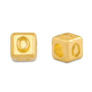 Perles alphabet en métal DQ 0 Doré (sans nickel)