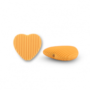 Perles acryliques cœur Orange
