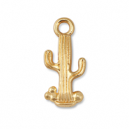 Breloques en métal cactus Doré