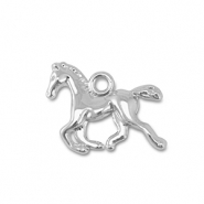 Breloques en métal avec cheval Argenté