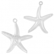 Breloques en acier Inox étoile de mer Argenté