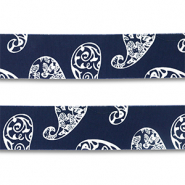 Bandana Bleu foncé-blanc