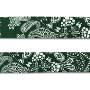Bandana Vert foncé-blanc