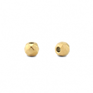 Perles en acier inox 4mm Doré