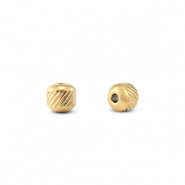 Perles en acier inox 4mm Doré