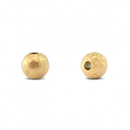 Perles en acier inox 6mm Doré