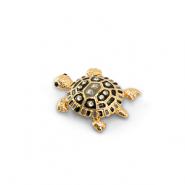 Broches tortue Doré-noir-gris