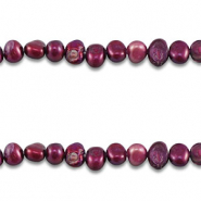Perles d'eau douce nugget Violet foncé