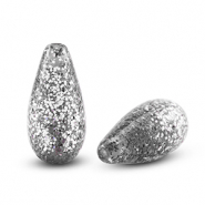 Perles Polaris Elements en forme de goutte Paipo shiny Argenté