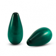 Perles Polaris Elements en forme de goutte Polmo Vert eden foncé