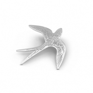Broches hirondelle Argenté