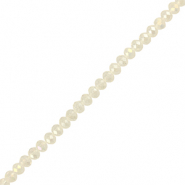 Perles à facettes 8x6mm disque Heishi Transparent