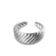 Bagues en acier Inox Argent&eacute;