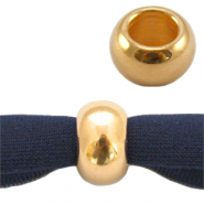 Perles en métal DQ 9mm plat Doré (sans nickel)