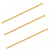 Clou à tête plate en métal DQ 25mm Doré (sans nickel)