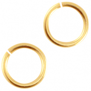 Appr&ecirc;ts en m&eacute;tal DQ anneau bris&eacute; 5mm Dor&eacute; (sans nickel)