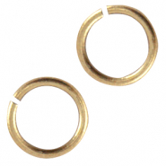 Appr&ecirc;ts en m&eacute;tal DQ anneau bris&eacute; 4.5mm Bronze antique (sans nickel)