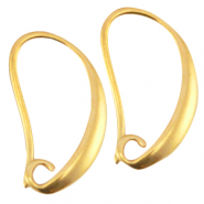 Boucles d'oreilles crochets en métal DQ Doré (sans nickel)