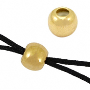 Perles d'arr&ecirc;t en m&eacute;tal DQ 5mm dor&eacute; (sans nickel)