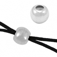 Perles d'arr&ecirc;t en m&eacute;tal DQ 5mm argent&eacute; antique (sans nickel)